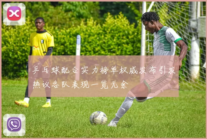 乒乓球配合实力榜单权威发布引发热议各队表现一览无余