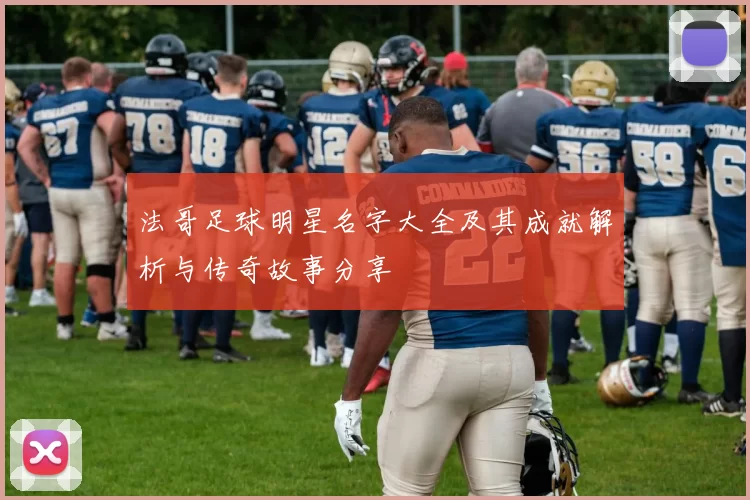 法哥足球明星名字大全及其成就解析与传奇故事分享